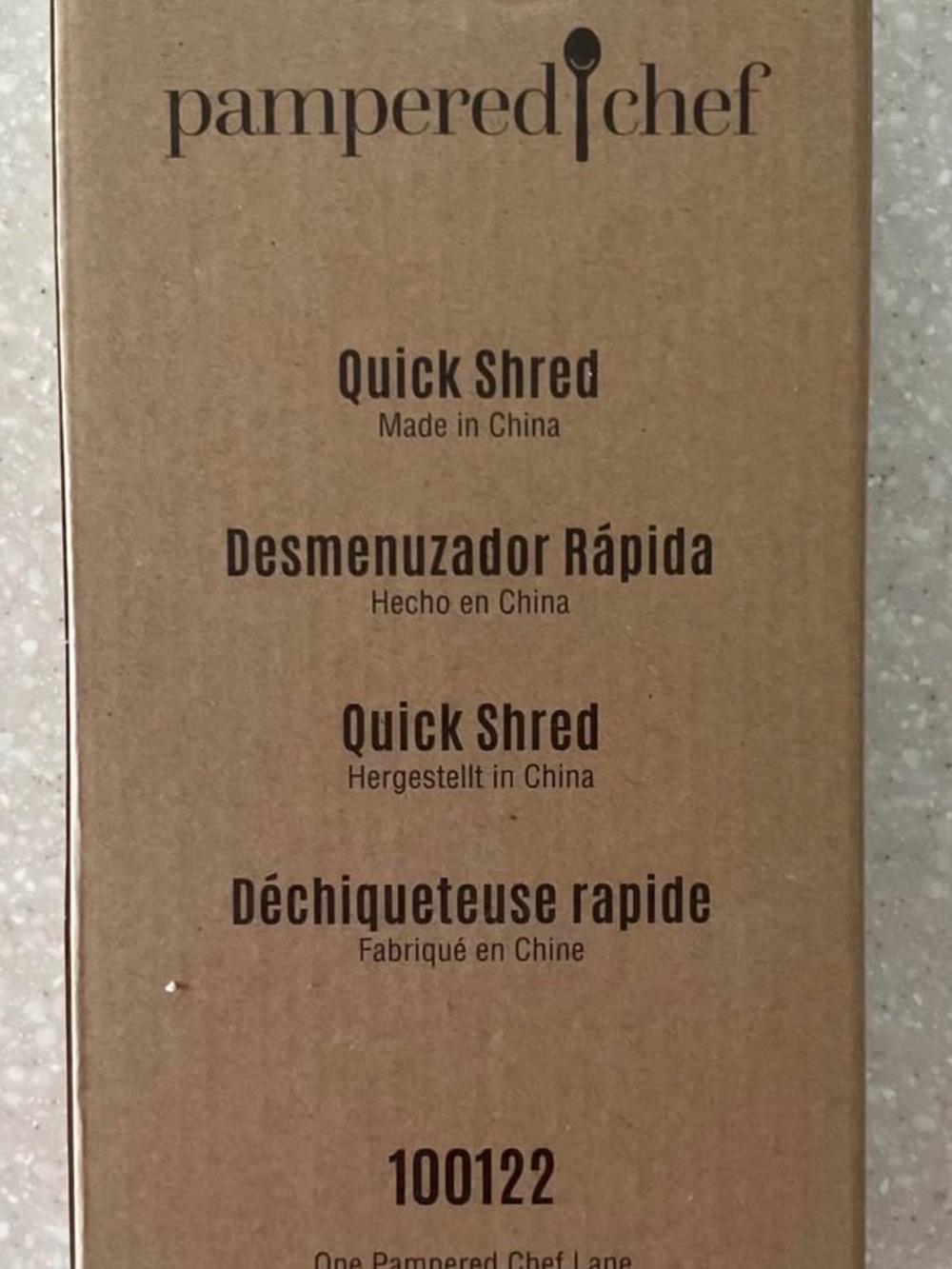 Pampered Chef Quick Shred